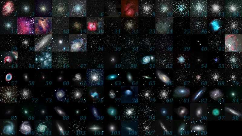Alle 110 Messier-Objekte, fotografiert von einem Amateurastronomen