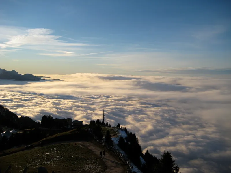Nebelmeer über dem Mittelland, von der Rigi aus gesehen